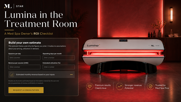 Lumina in the Treatment Room: A Med Spa Owner's ROI Checklist (Refresh)